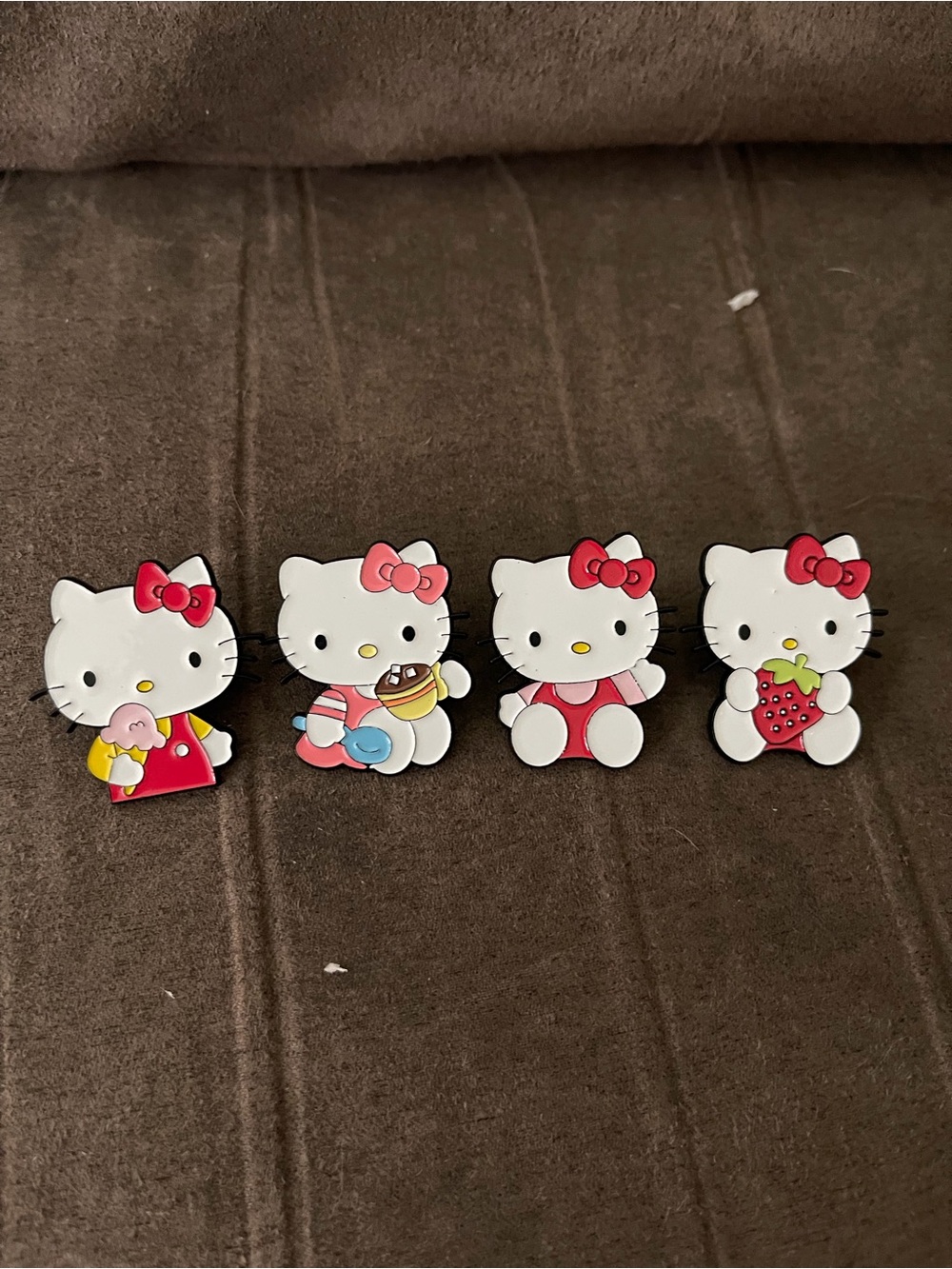 Hello Kitty enamel pin set